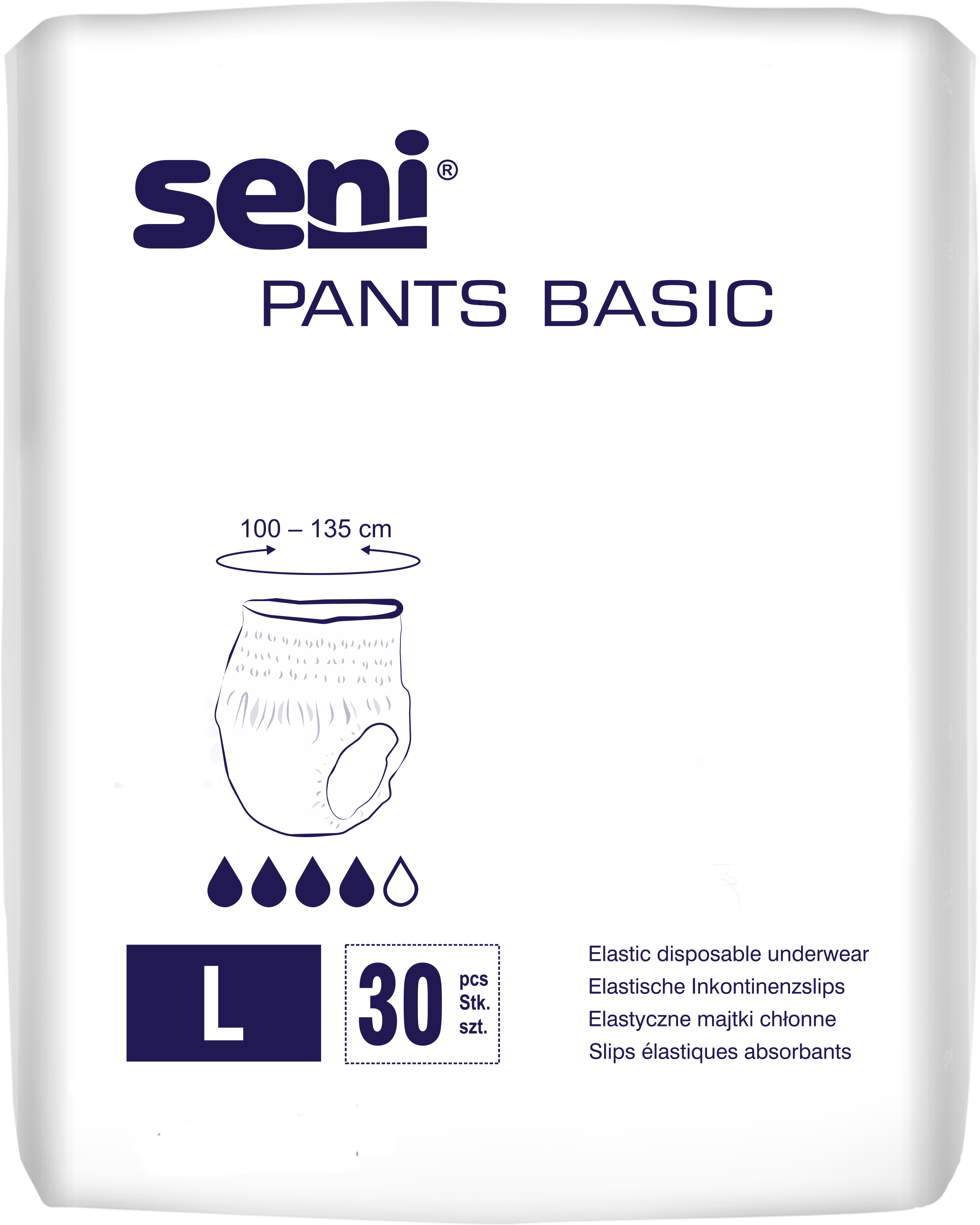 Труси поглинальні для дорослих SENI PANTS BASIC large.(30 шт.)